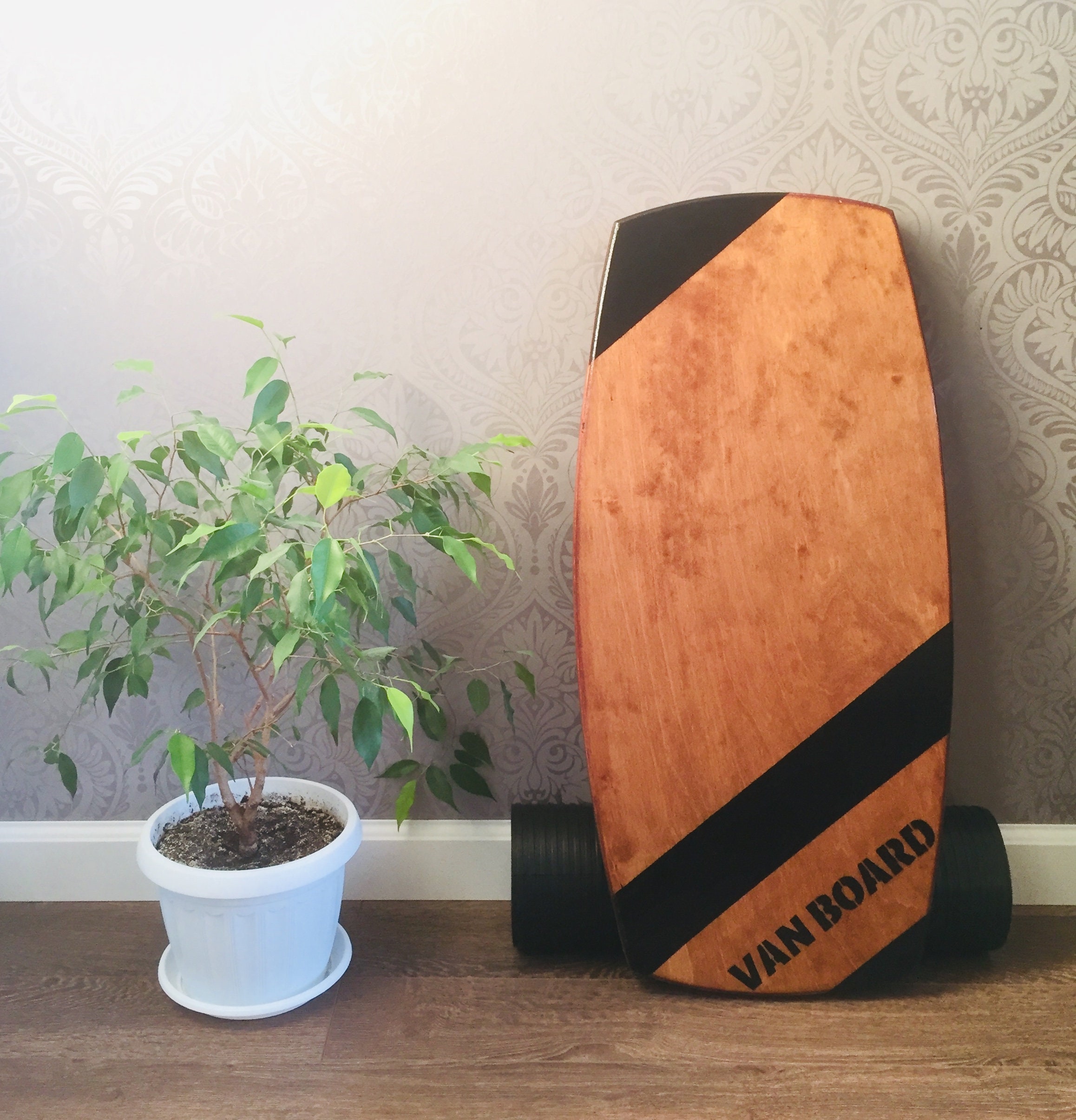 Wooden balance board Handcrafted frombirch plywood Strong Etsy