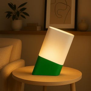 Personalized 3D Printed Table Lamp: Modern Minimalist Home Decor
