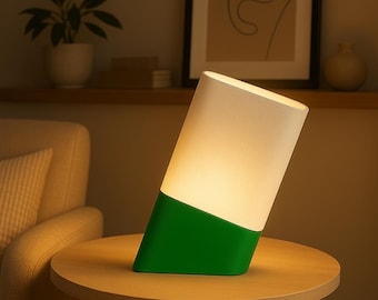 Personalized 3D Printed Table Lamp: Modern Minimalist Home Decor