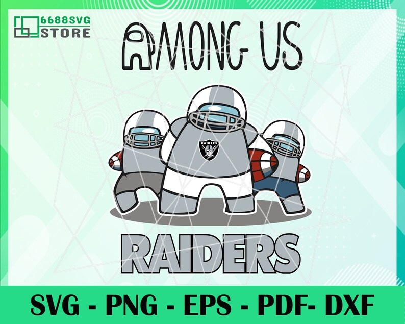Download Oakland Raiders Among Us Svg Oakland Raiders Svg Raiders Etsy