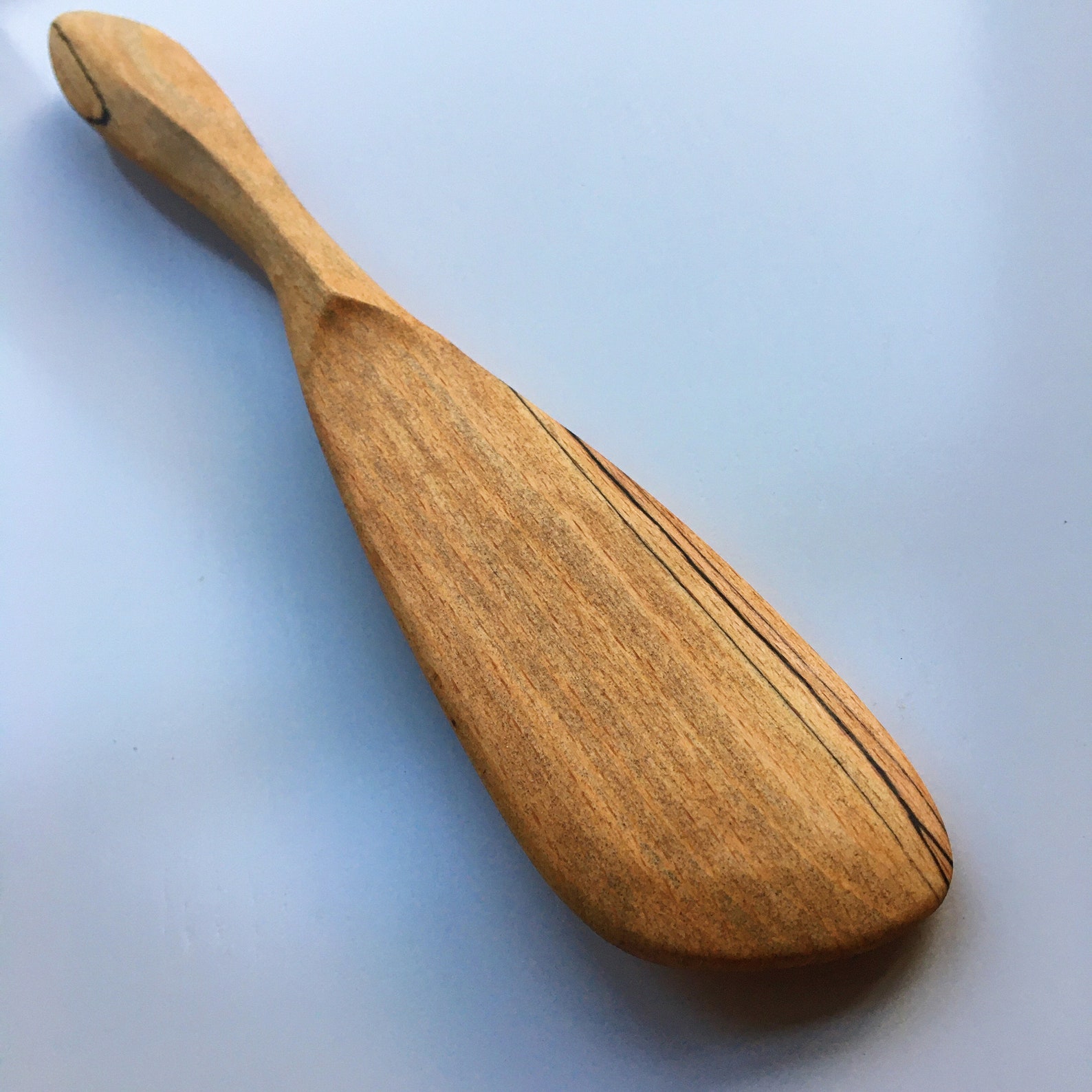 Hand carved Spalted Beech Spatula cooking spatula wooden Etsy