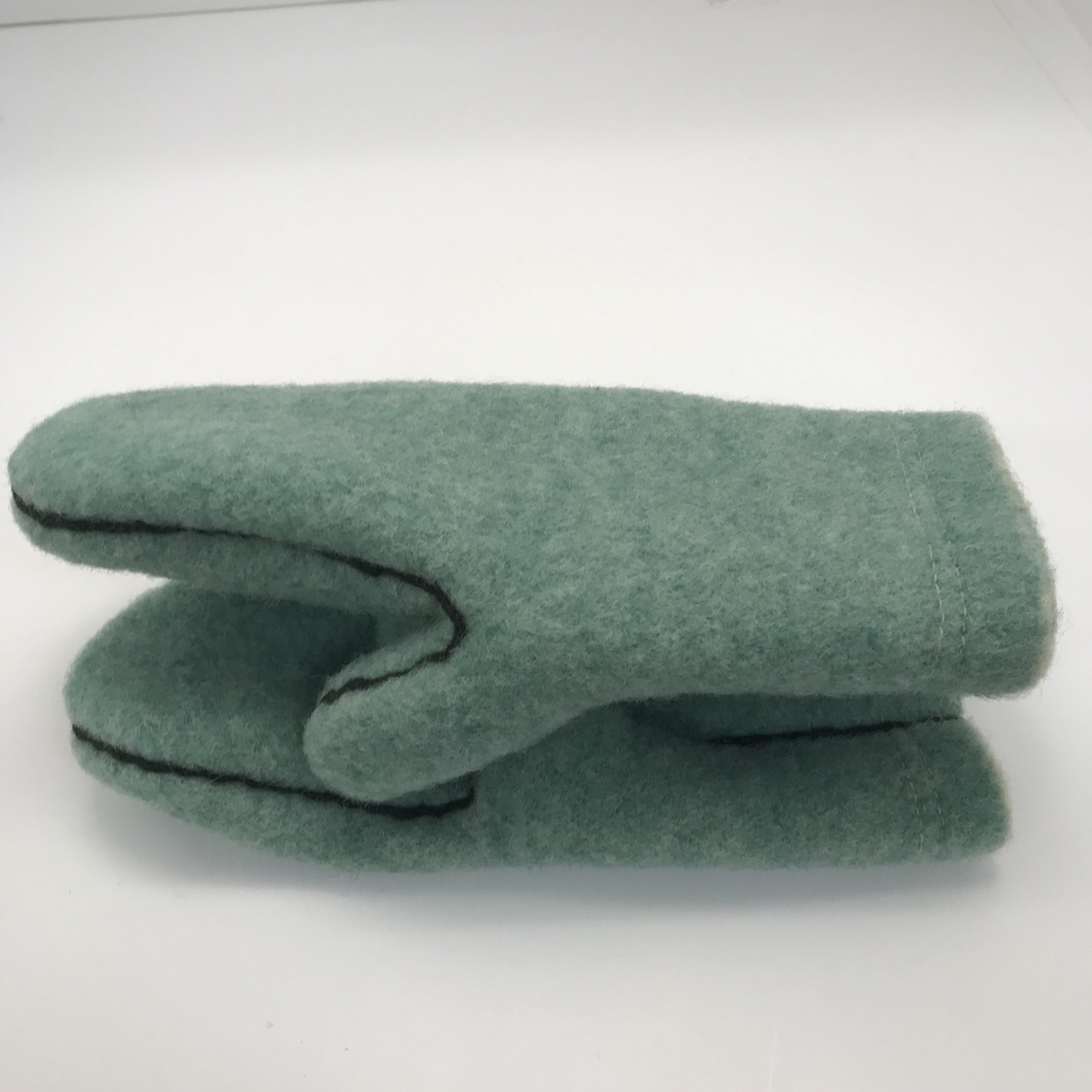 Below Zero Green Wool Mitten 2.0 Etsy