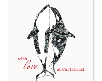 With Love At Christmas | Holiday Card