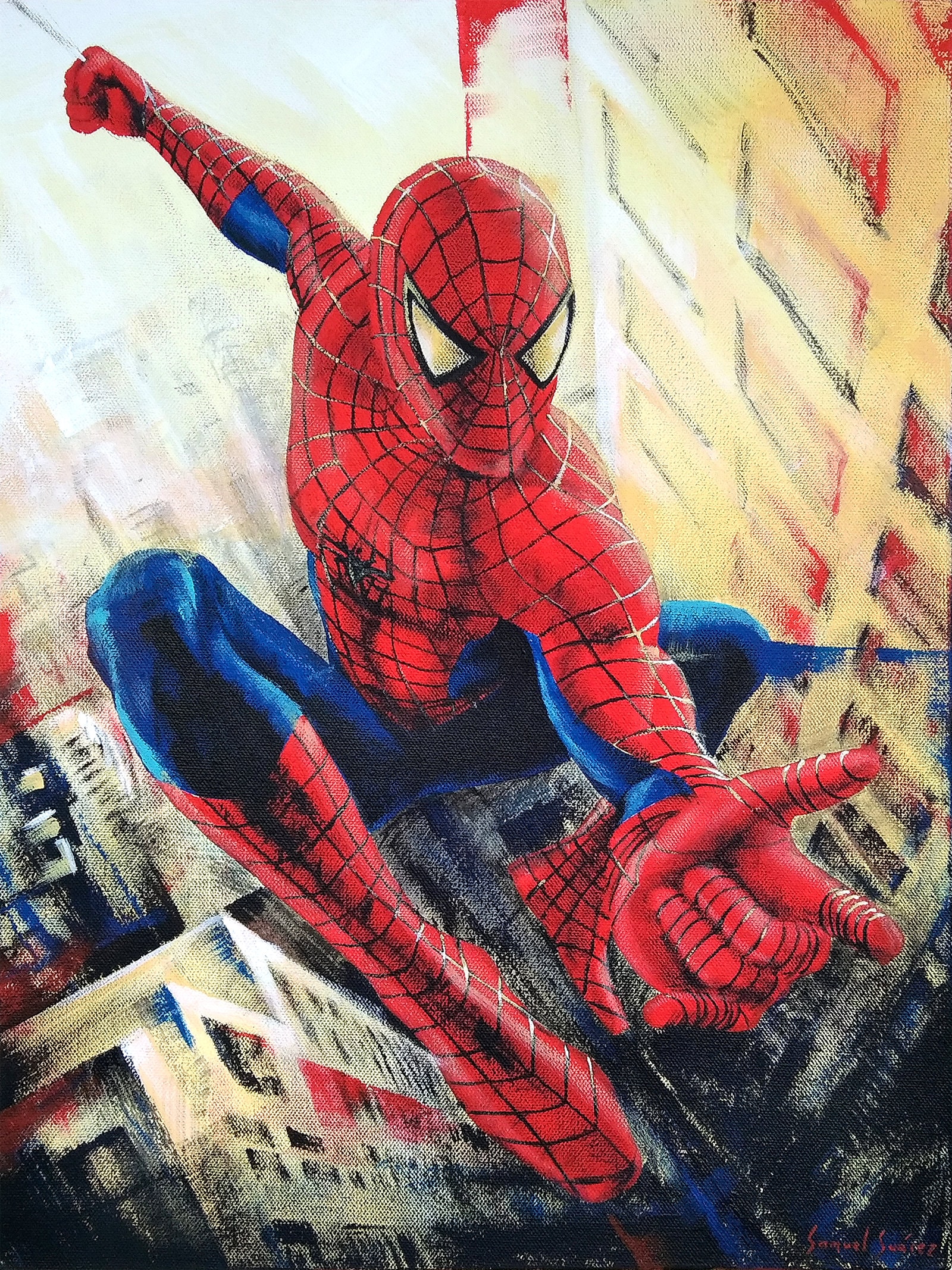 Custom Spider man Portrait Hand Painted Acrylic Oil Etsy UK custom-spider-man-portrait-hand-painted-acrylic-oil-etsy-uk