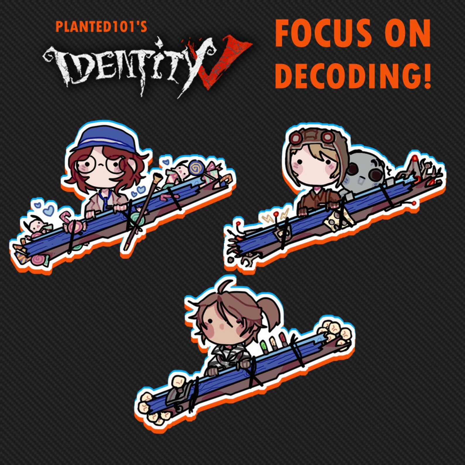 IDV Stickers Survivors on Pallets Etsy