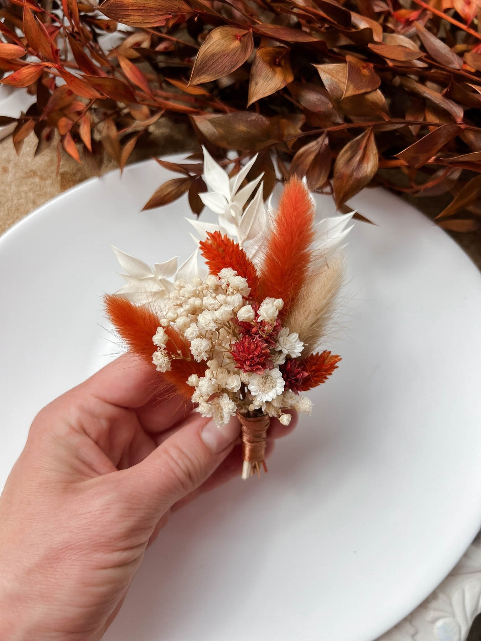 Boho Boutonniere 