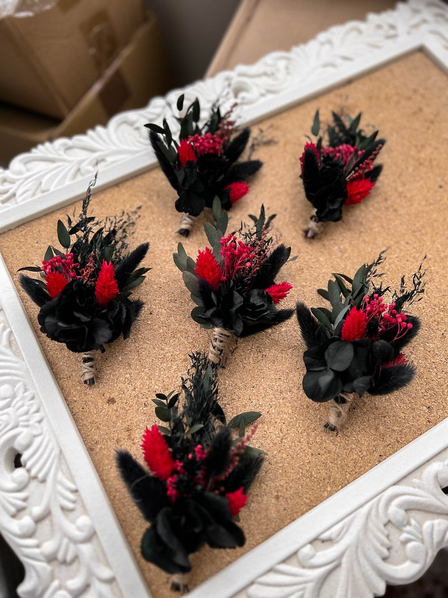 Dark Red Wedding Decor, Black Rose Petals, Flower Petals, Wedding