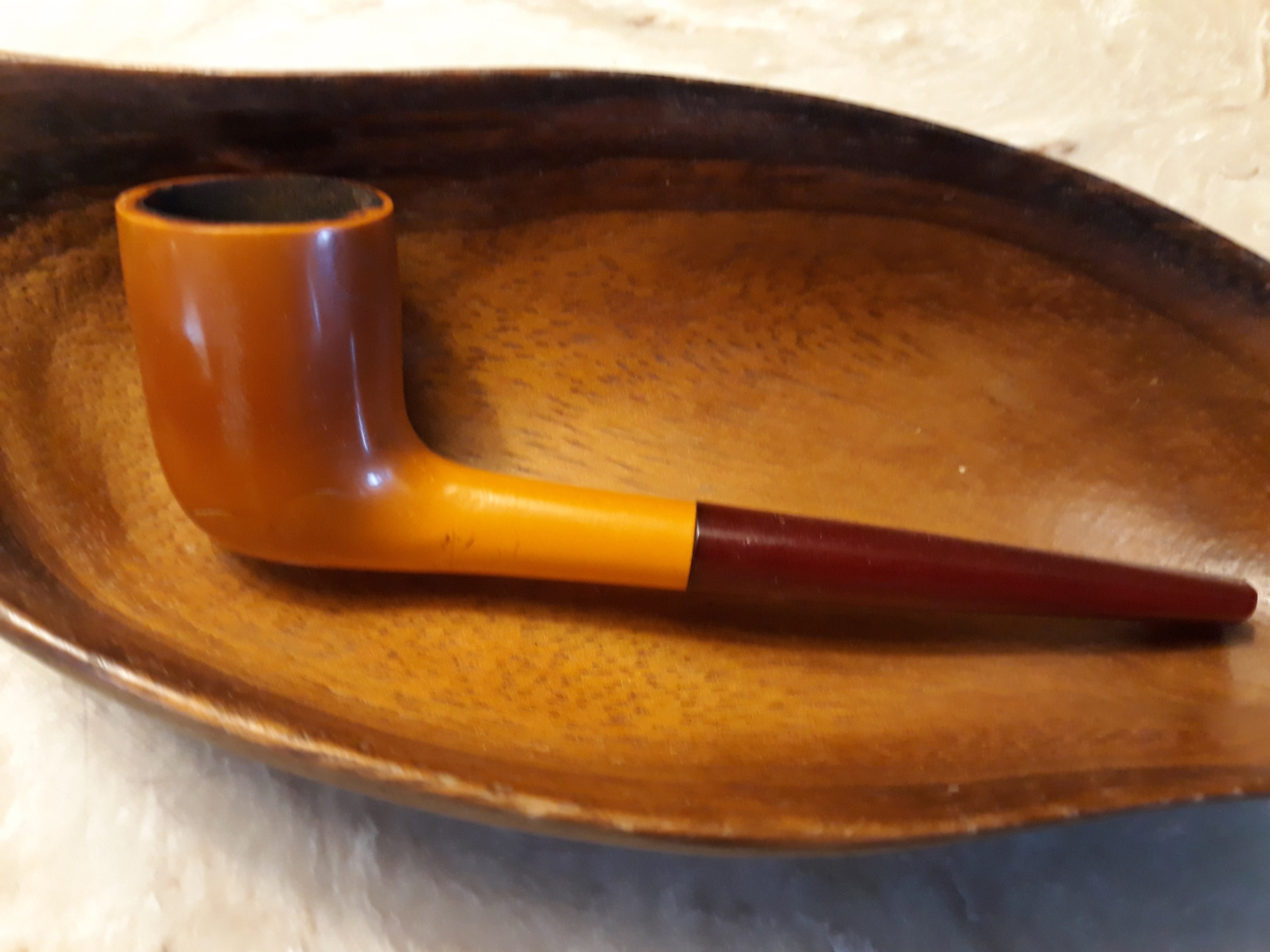 Vintage bakelite pipe Etsy