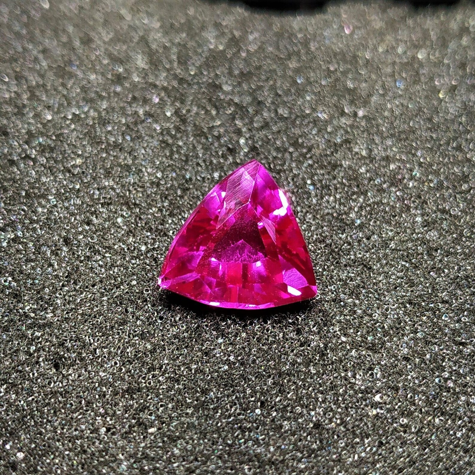 6.10 Natural Pink Ruby Loose Gemstone Beautiful Trillion Etsy