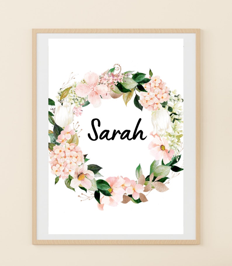 Custom Name Wall Art Personalized Printable Digital Name Etsy