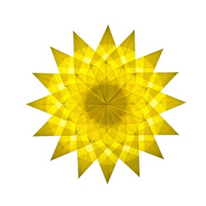Window Star AND Kit  - SUMMER design - waldorf star