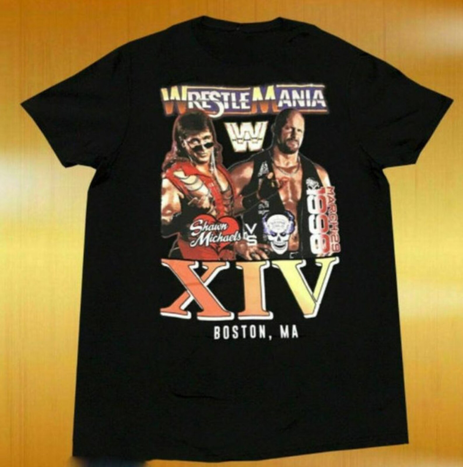 wrestlemania vintage shirt