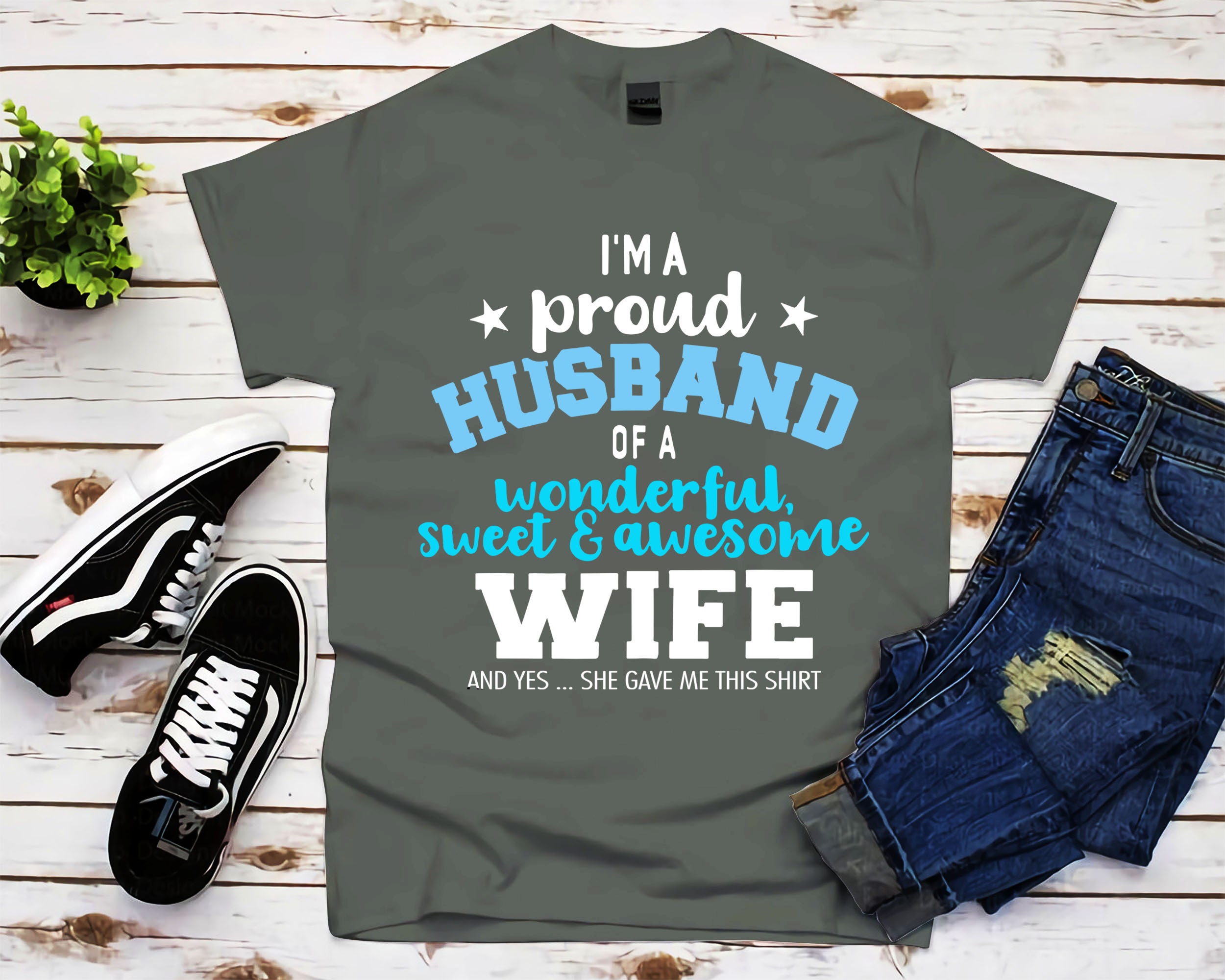 I'm A Proud Husband Of A Wonderful And Sweet Wife Svg | Etsy
