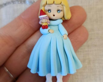 naszyjnik naszyjnik ميمي الصغيرة ręcznie robione lalki fimo prezent ręcznie robione kreskówki anime komiksy mariel
