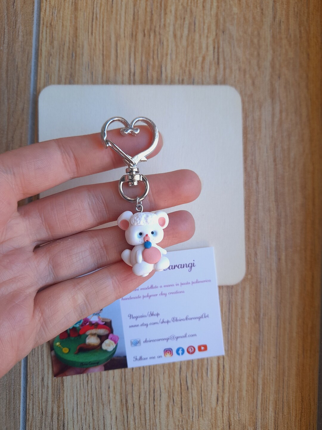 Keychain Keychain Anime Fanart Clay Fimo Polymer Clay - Etsy