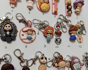 Figure, Chubby, statuette, Georgie Candy, creamy, mikako, Minù, usagi, vintage retro nostalgia Spice girl kawaii رسوم متحركة polymer clay