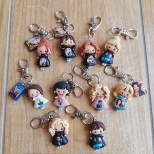 Schlüsselanhänger PAFFUTELLI klein Nerd Coraline Polymer Clay Fimo Sculpey Kawaii Miniatur verloren Jughead Buffy