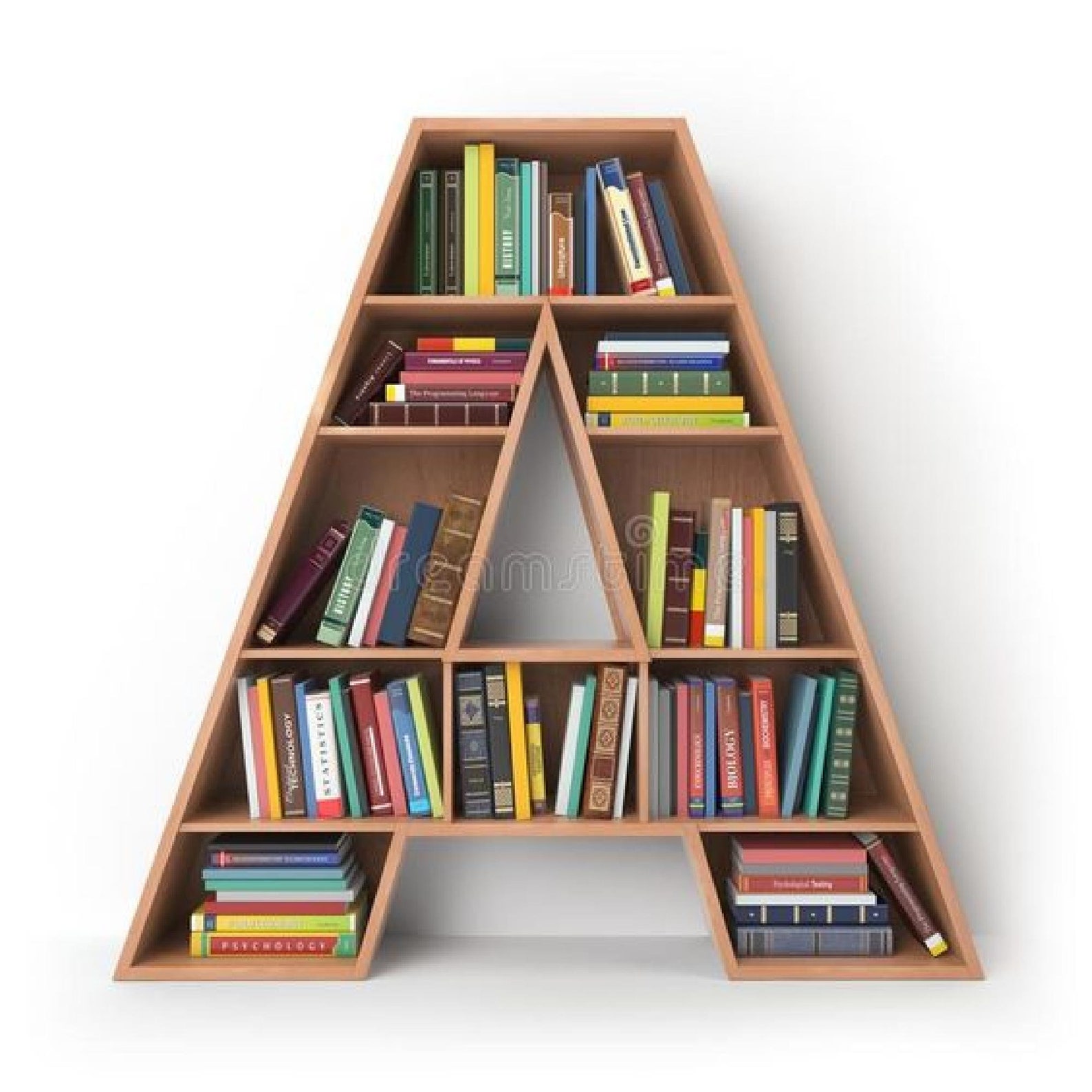 Letter Library Letter Bookshelf Letter Custom Design Etsy