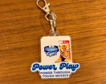 PWHL Royale Tijger Handdoek Power Play Sleutelhanger