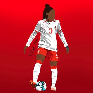 Kadeisha Buchanan Print - Canada soccer Canwnt Canxnt Chelsea NWSL wsl woso