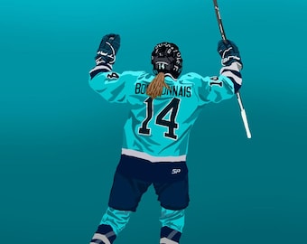 Jaime Bourbonnais-print - PWHL New York Sirens hockey Canada