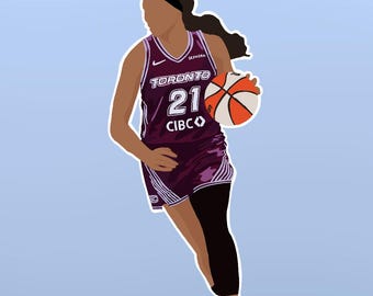 Izzy Harrison kunstprint - WNBA Toronto Tempo damesbasketbal