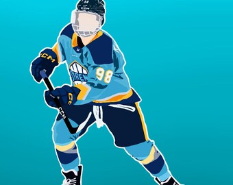 Kristyna Kaltounkova-print - PWHL New York Sirens, dameshockeyteam, Tsjechië