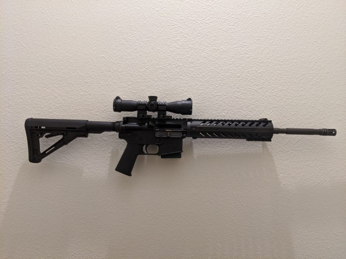 StealthMount AR10 DPMS rifle wall mount / gun display Etsy