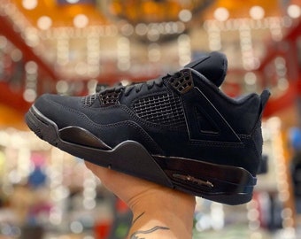 Jordan 4 Retro Black Cat | Etsy