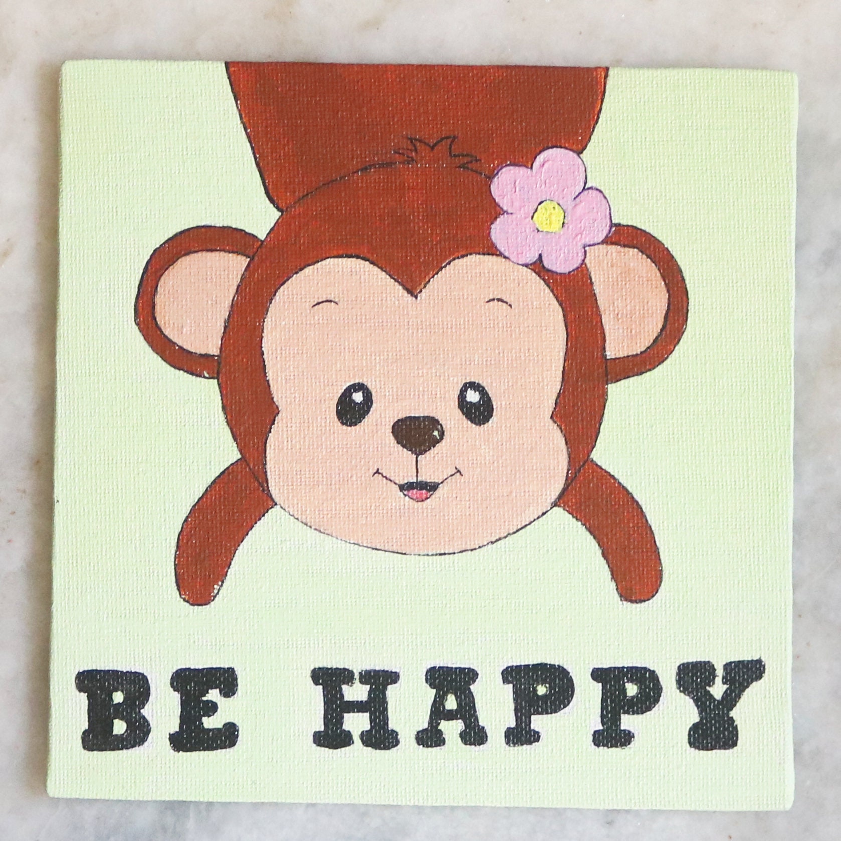 Acrylic Painting Set / Canvas Painting/ Baby Nursery Set of Etsy