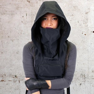 Waterproof vest with hood best sale