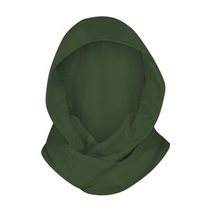 Green Assassin Infinity Scarf Hood Hoodie Costume Cosplay image 3