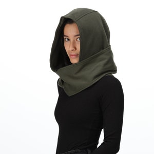 Green Assassin Infinity Scarf Hood Hoodie Costume Cosplay image 6