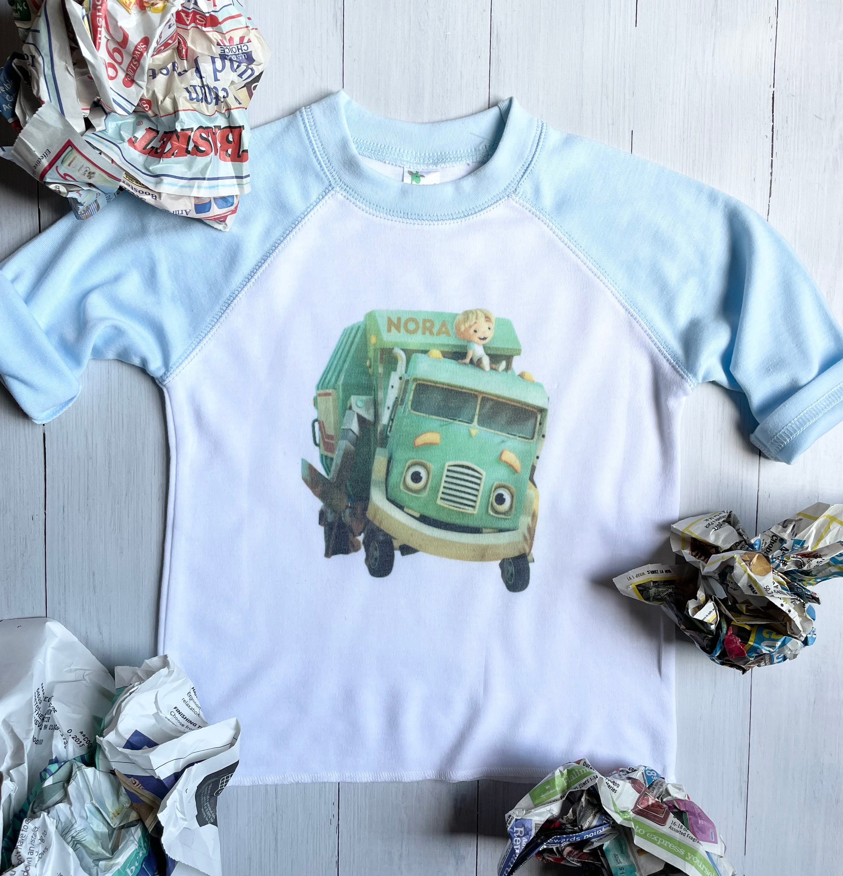 Netflix Trash Truck Graphic Kids Unisex Tshirt Etsy
