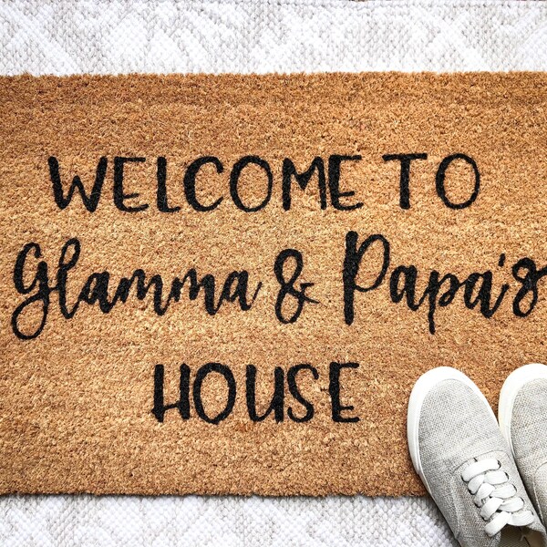 Grandparents Doormat Etsy