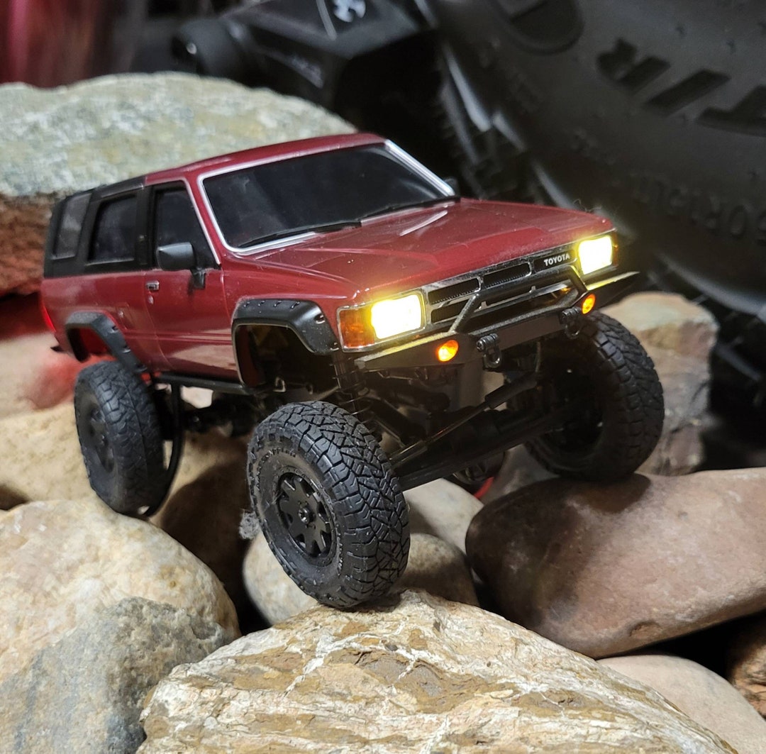Mini-Z 4X4 Jeep LEDライト付き MINI-Zミニッツ4x4 LEDライトユニット クリア&レッド MZW429R