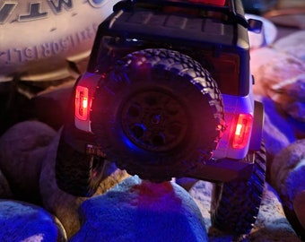 Axial SCX24 Ford Bronco Taillights (Red LED)