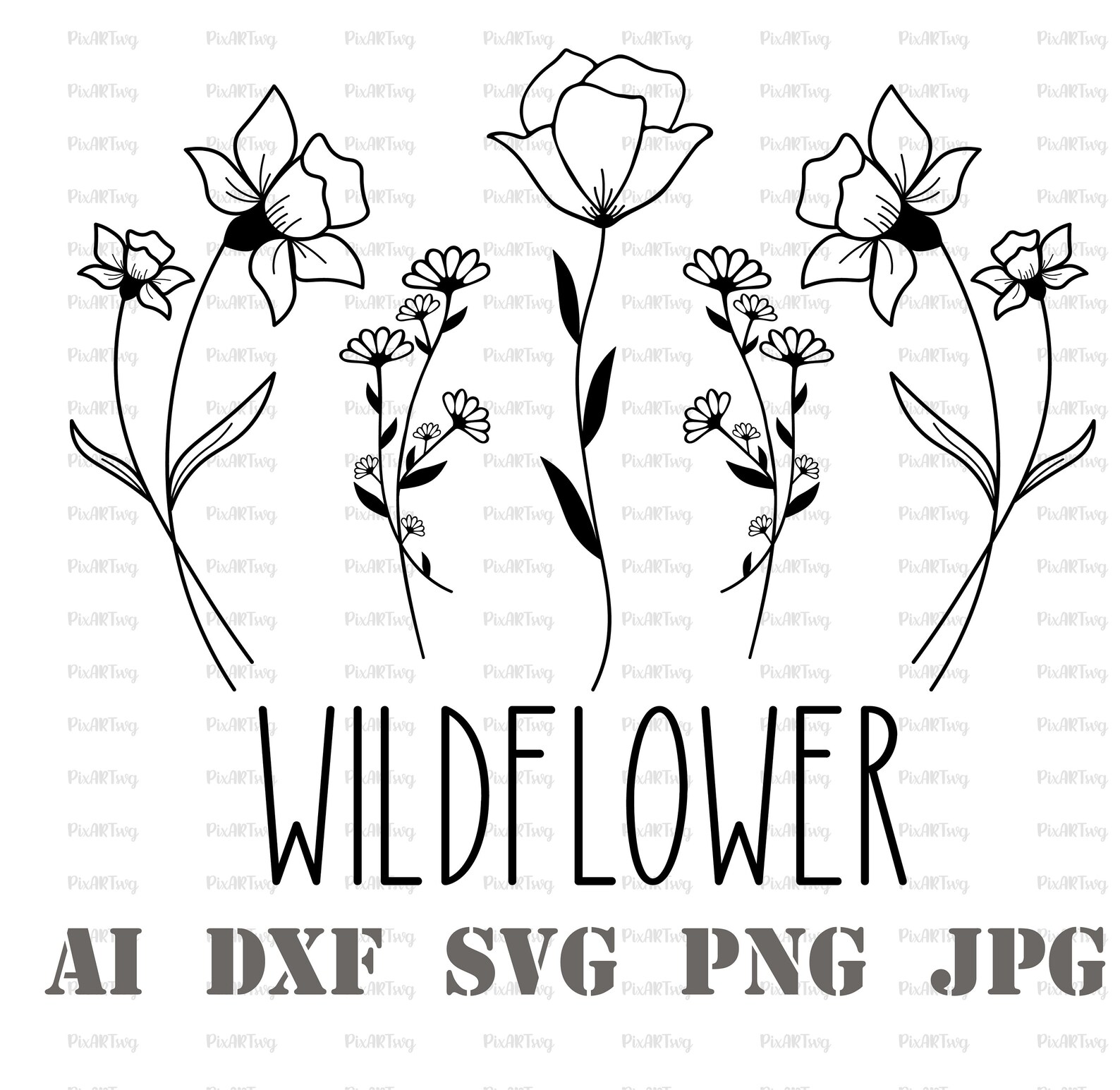 Free Free 136 Raising A Little Wildflower Svg SVG PNG EPS DXF File