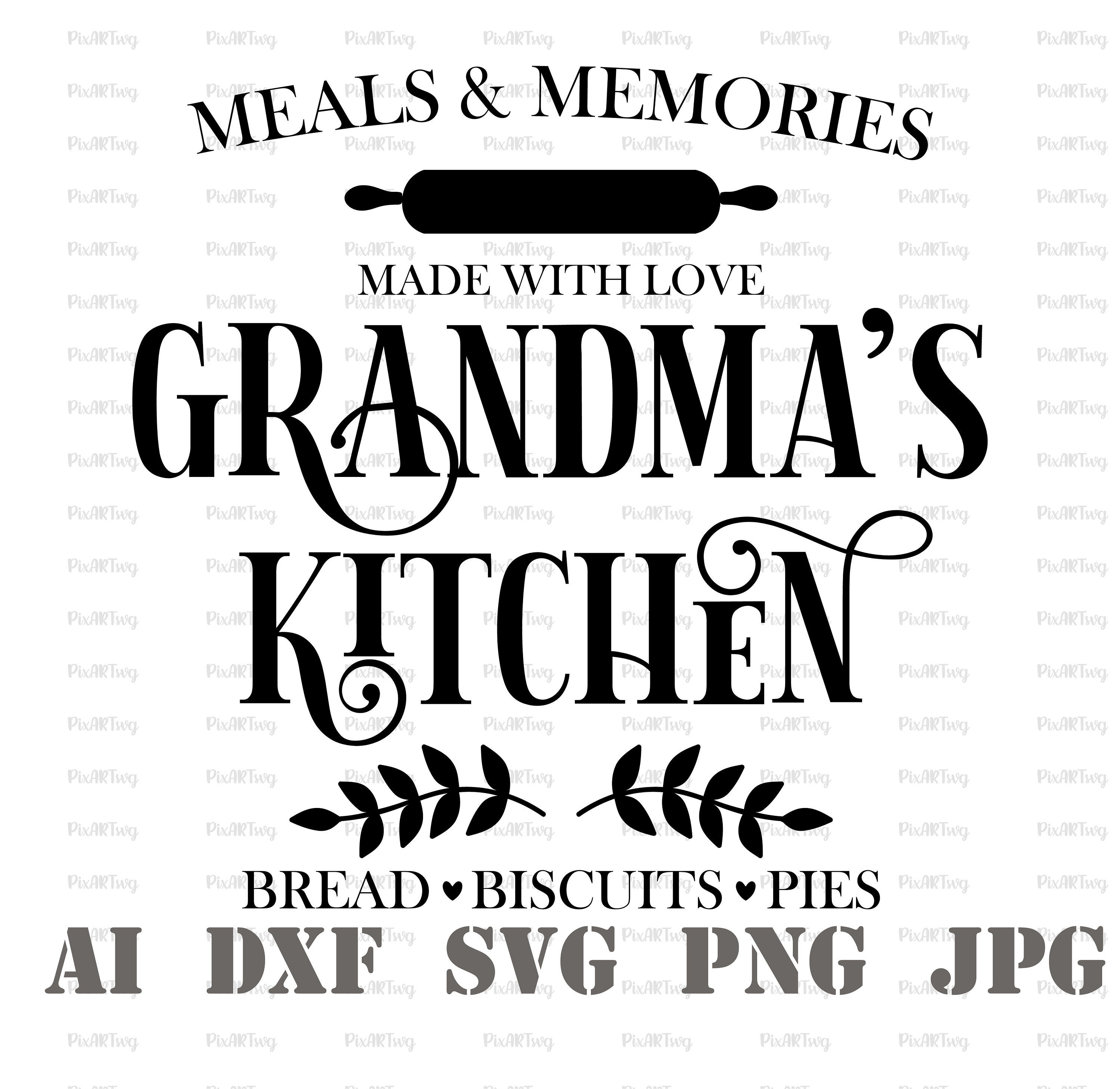Grandma's KITCHEN sayings TOWELFarmhouseKitchen Etsy