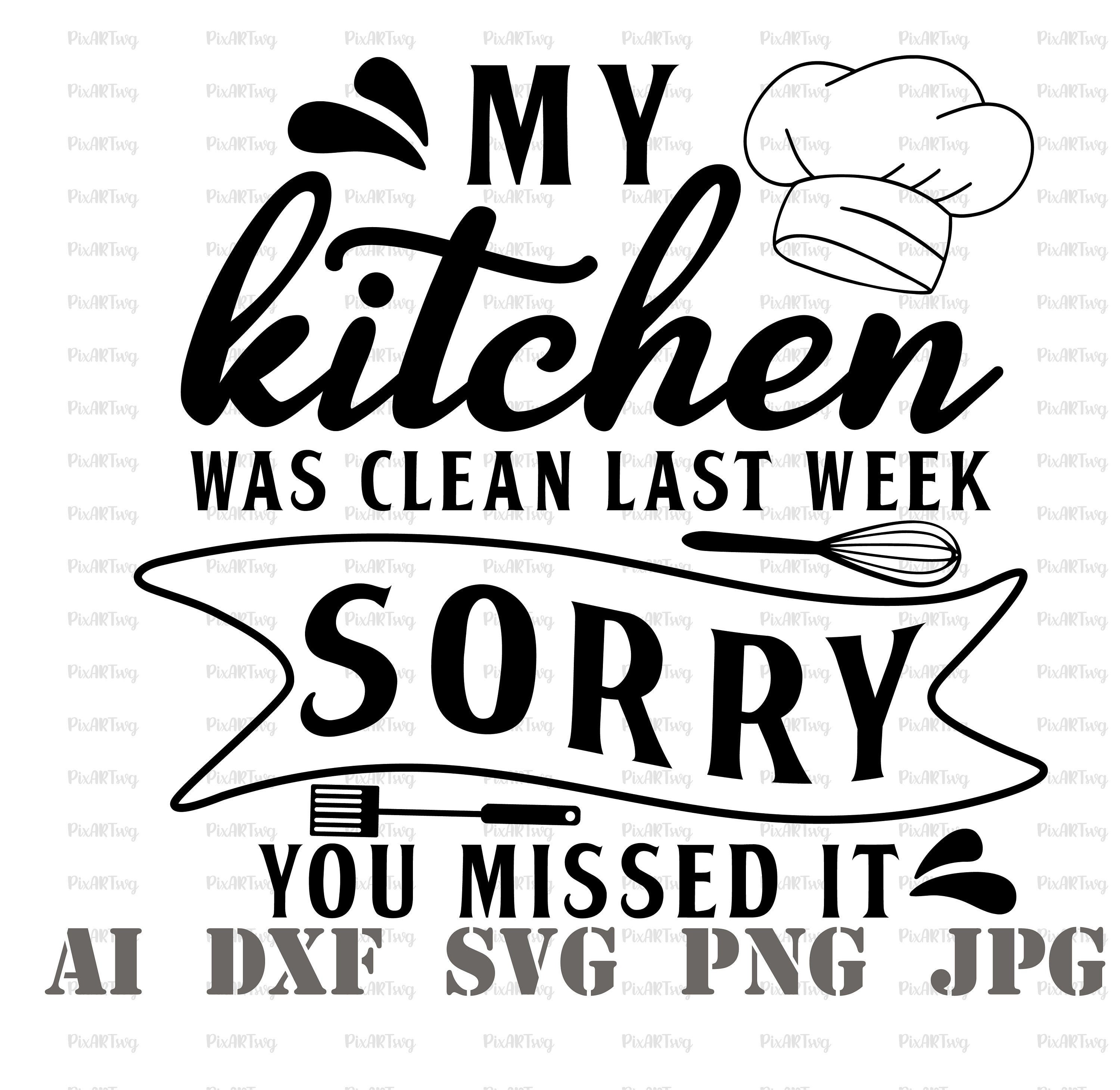 funny kitchen svg