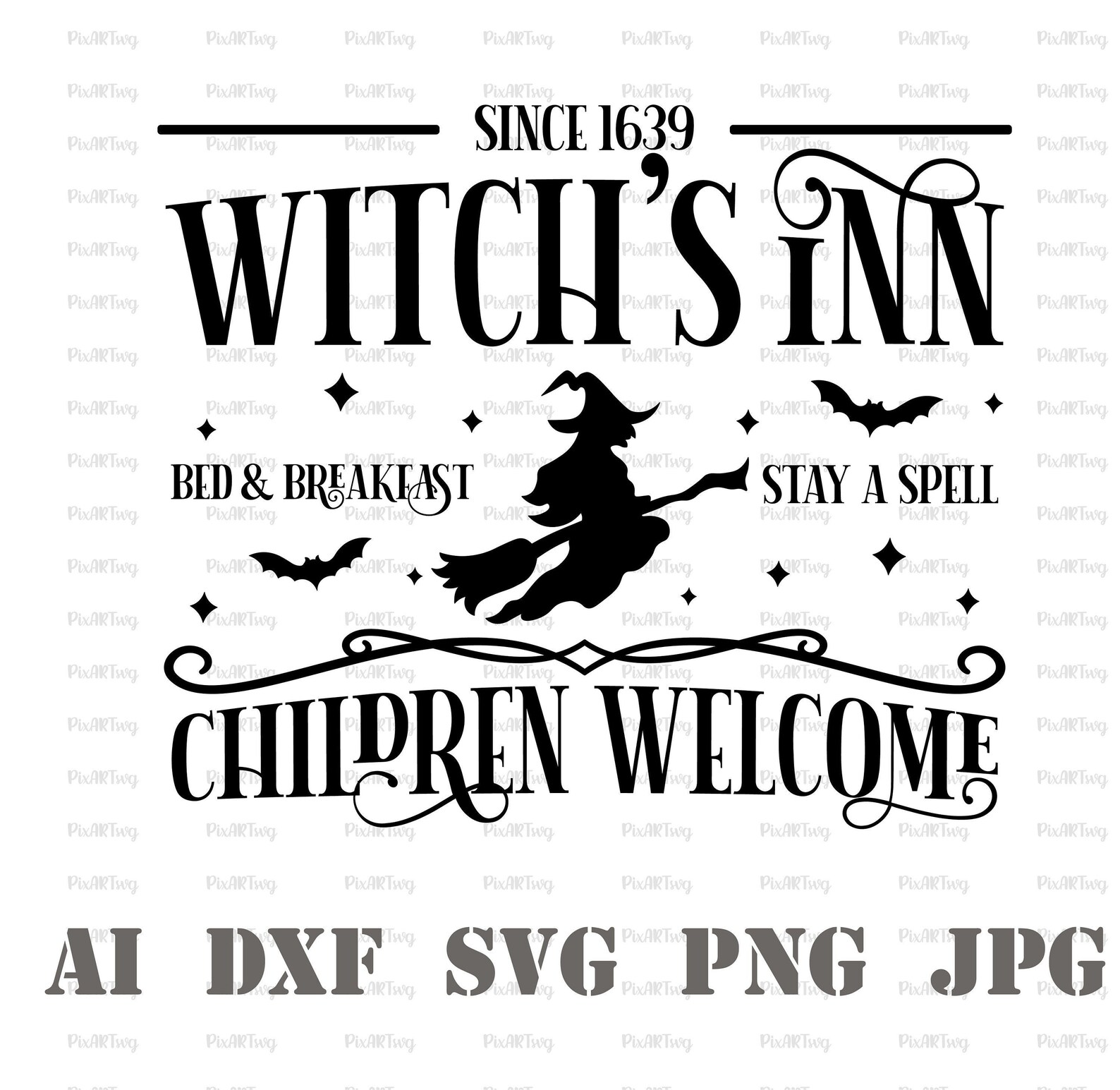 Sanderson Bed and Breakfast Svg-bed and Breakfast Sign Svg-fall ...