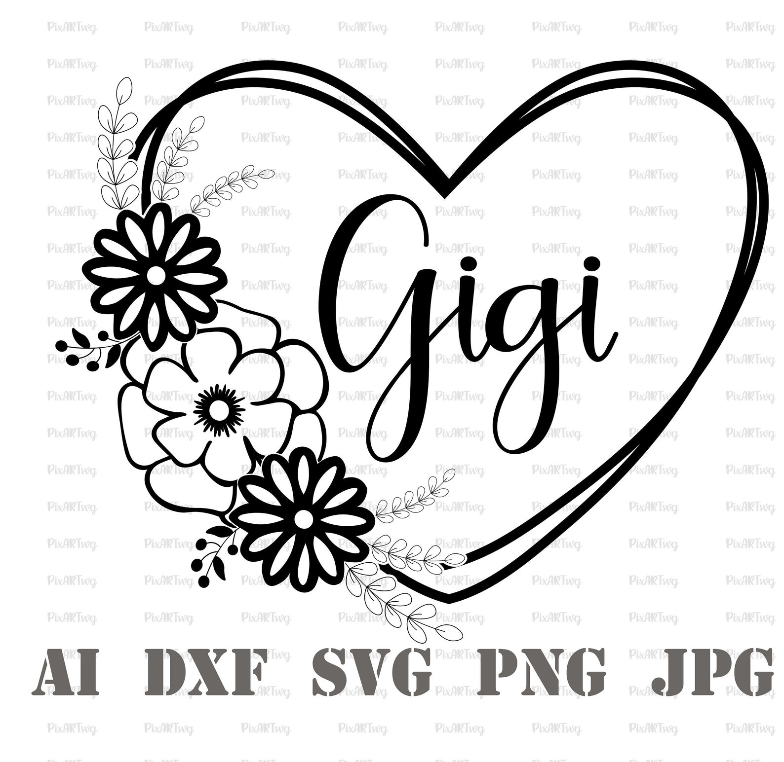 Free Free Heart With Gigi Svg 61 SVG PNG EPS DXF File