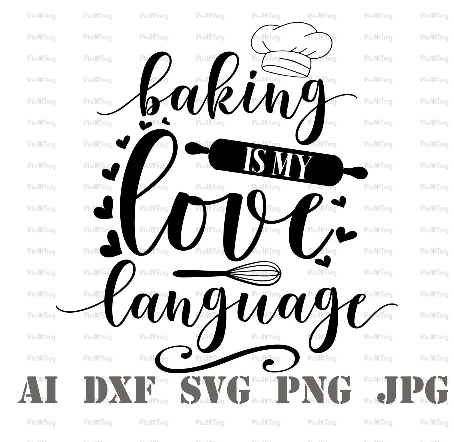 Baking Is My Love LanguageBaking Saying SvgValentine's Etsy