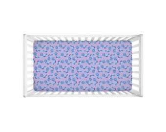 Lenzuola per culla Blue Bird