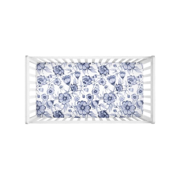 Toile Flowers Spjälsängslakan