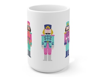 Nutcracker pastels Ceramic Mug 15oz