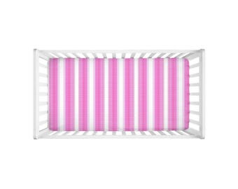Bright Pink Crib Sheets