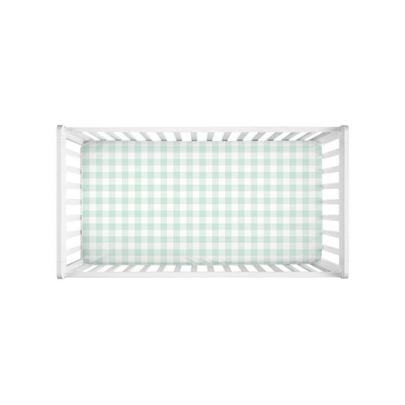 Lime green crib hot sale sheet