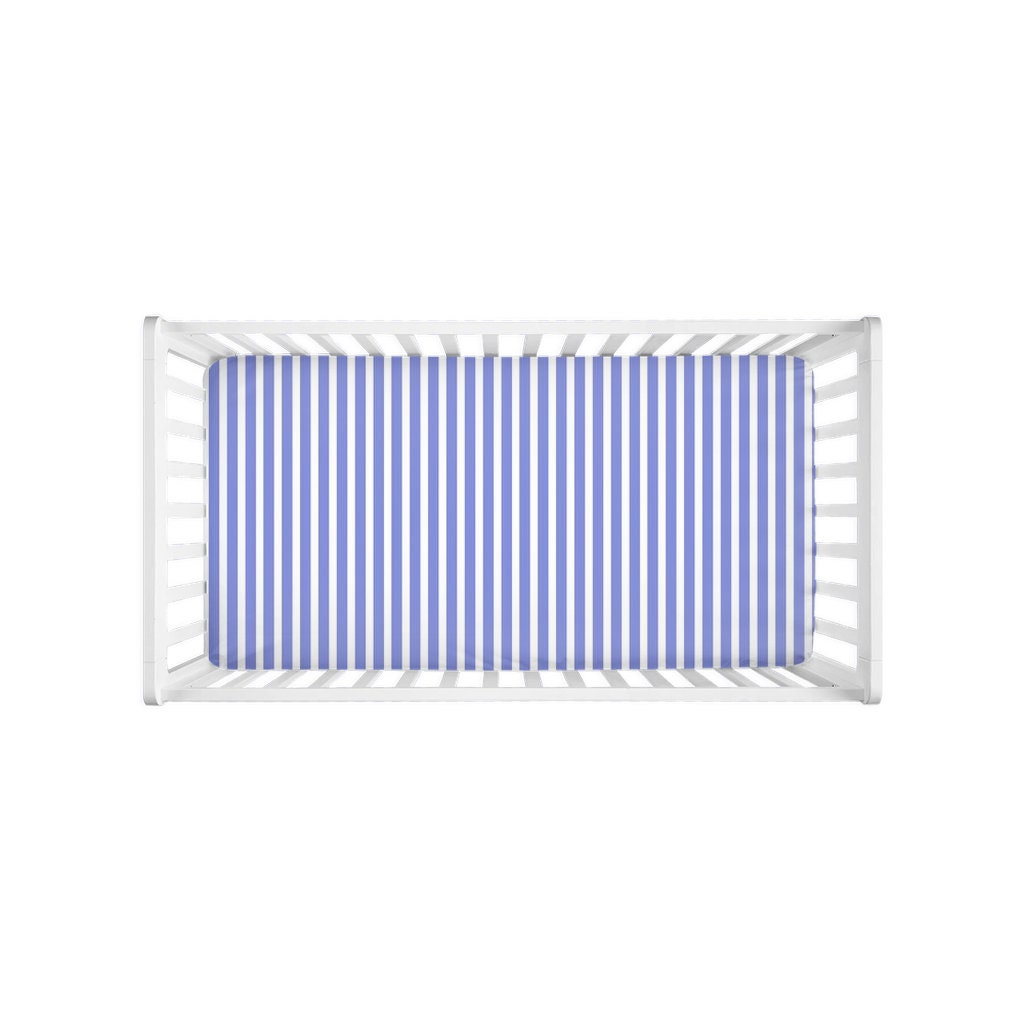 Royal blue crib clearance sheet