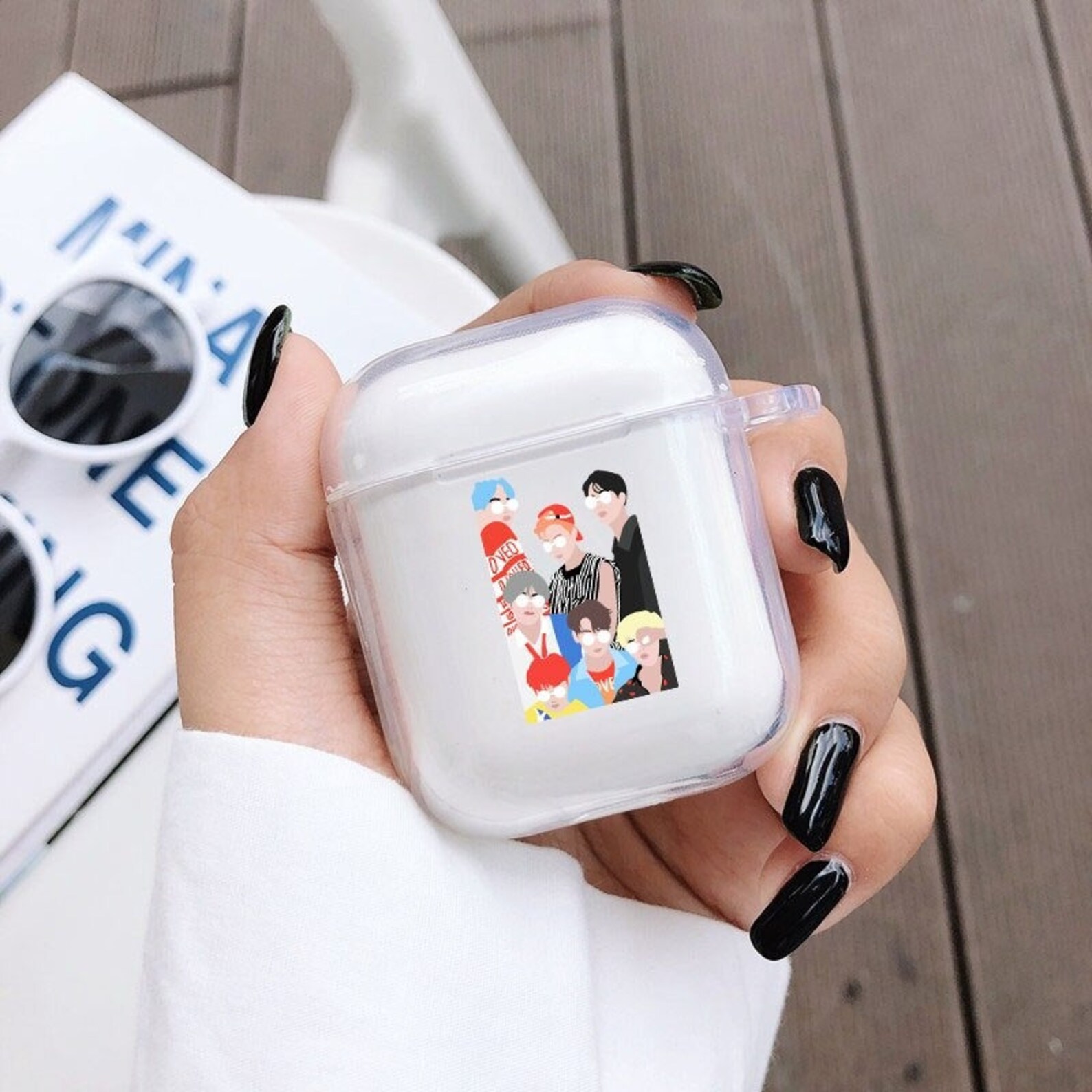 BTS Airpods Case Euphoria Airpod Case Bangtan Boys Airpod Etsy